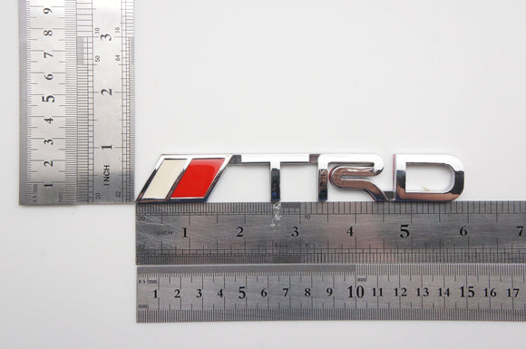 Chrome Badge Emblem Celica Yaris Corolla FT86 Fit For Toyota TRD Racing VVTi red