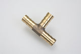 Brass Copper Vacuum Hose Joiner Barbed Coupler / 3-Way / Y Shape / T Shape / Cross Connector, Pack of 2, Multiple Size
