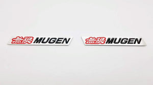 Mugen Emblem Left + Right Side Spoiler Fit Honda GT Wing TypeR Civic Integra EBP302-L-R