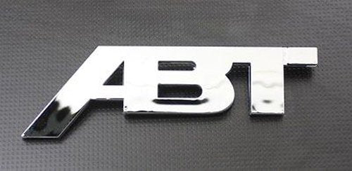 Chrome Emblem Badge Fit for Audi ABT SportsLine Motorsport Rear Trunk