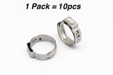 Stainless Ear Crimp Clamps for PEX Tubing, Multiple Size