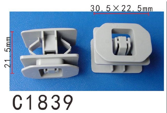 20PCS AUTOBAHN88 SIDE SKIRT Retainer Clip Fit For FORD