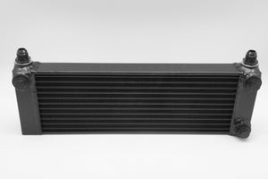 High Performance Racing Oil Cooler Tank 11 Rows, Core Size L410 x H150 x W50mm (16.4" x 6"x 2"), Overall size L500 x H 150 x W50 mm ( 20" x 6" x 2" ), Port Size : M22 x 1.5 ( x 5 Ports )