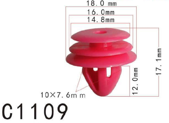 20pcs Fit Hyundai 8231533020 Door Panel Retainer- Autobahn88