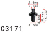 20pcs Fit SUBARU 0-15 Impreza Rear Bumpe-Bumper Cover Clip 909140059