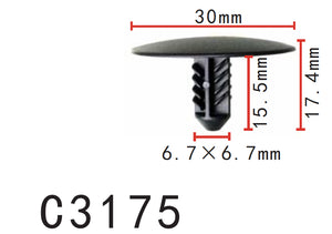 20pcs Fit GM Hood Insulation Retainers 11571159 autobahn88