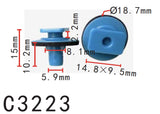 20pcs Fit Nissan Finish Molding Clip 9099-1KA0B- Autobahn88