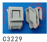 20PCS Trunk Bumper Nylon Retainer Fastener Clip Fit NISSAN Grey Color C3229