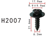 10PCS BUMPER / TRUNK / FENDER 22mm Long Self Tapping Screw Fit For TOYOTA