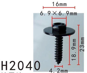 10PCS BUMPER / TRUNK / FENDER Self Tapping Screw Fit For BMW