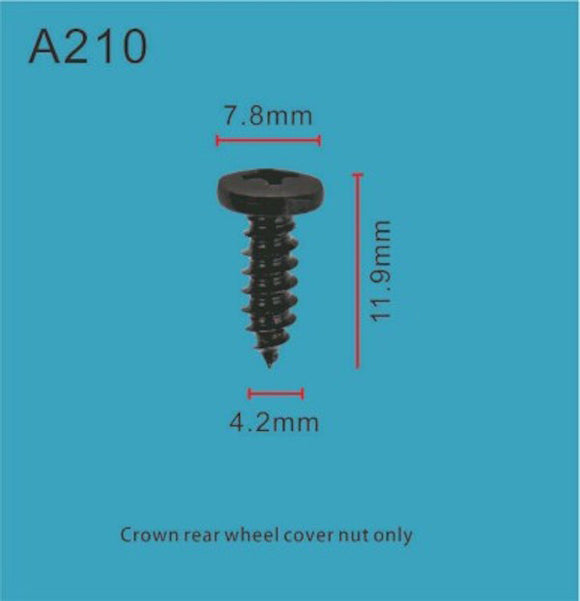 20Pcs Fit Toyota self tapping screw 90164-40096 by autobahn88