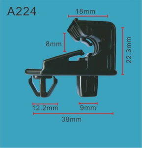 20Pcs Fit Toyota headlight bracket clips 53271-12060 by autobahn88