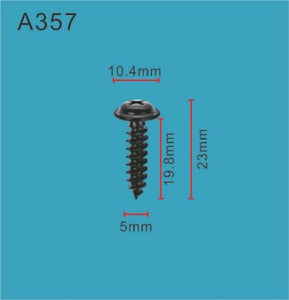 10pcs Fit TOYOTA  Tapping Screw for Door 9356755020 by Autobahn88