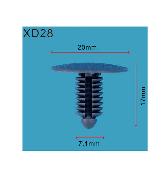 20pcs Front Door Seal Clip Fit Hyundai 0BF70688658M by Autobahn88