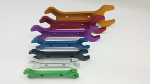 Aluminum Wrench for AN Fitting Adapter, 7 Pieces and 7 colors in a pack, -3AN to -20AN,