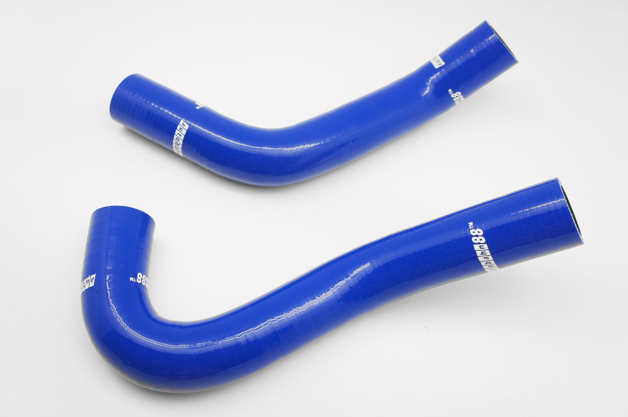 Reinforced Silicone Coupler and Clamp Kit, 2.5 - Blue