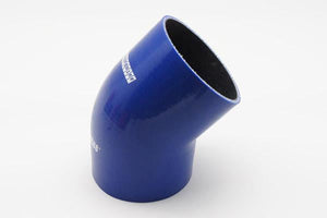 Universal Silicone Hose, 45-Deg Elbow Coupler, Leg Length 3.13" (80mm), Multiple Color & Size