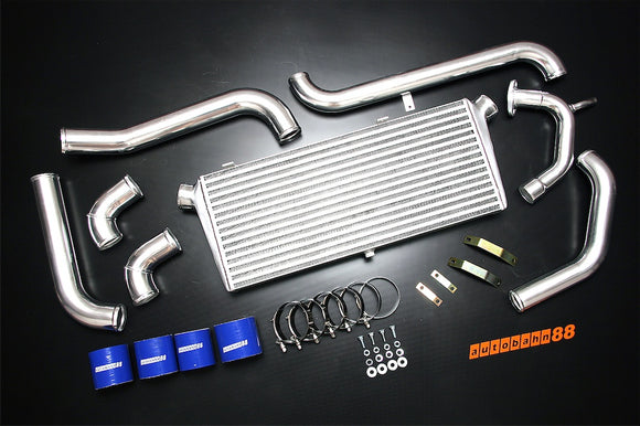 Front-Mount Intercooler Complete Kit, for Toyota Starlet EP82 EP91 4E-FTE, 1989-1999