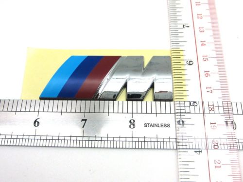Badge Chrome Emblem for Rear Trunk Fit For BMW M-power M M3 M5 M6 Z3 1 – Autobahn88  Web Store