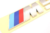 Chrome Badge Emblem Rear Trunk E39 E60 F10 Fit For BMW M-power M5