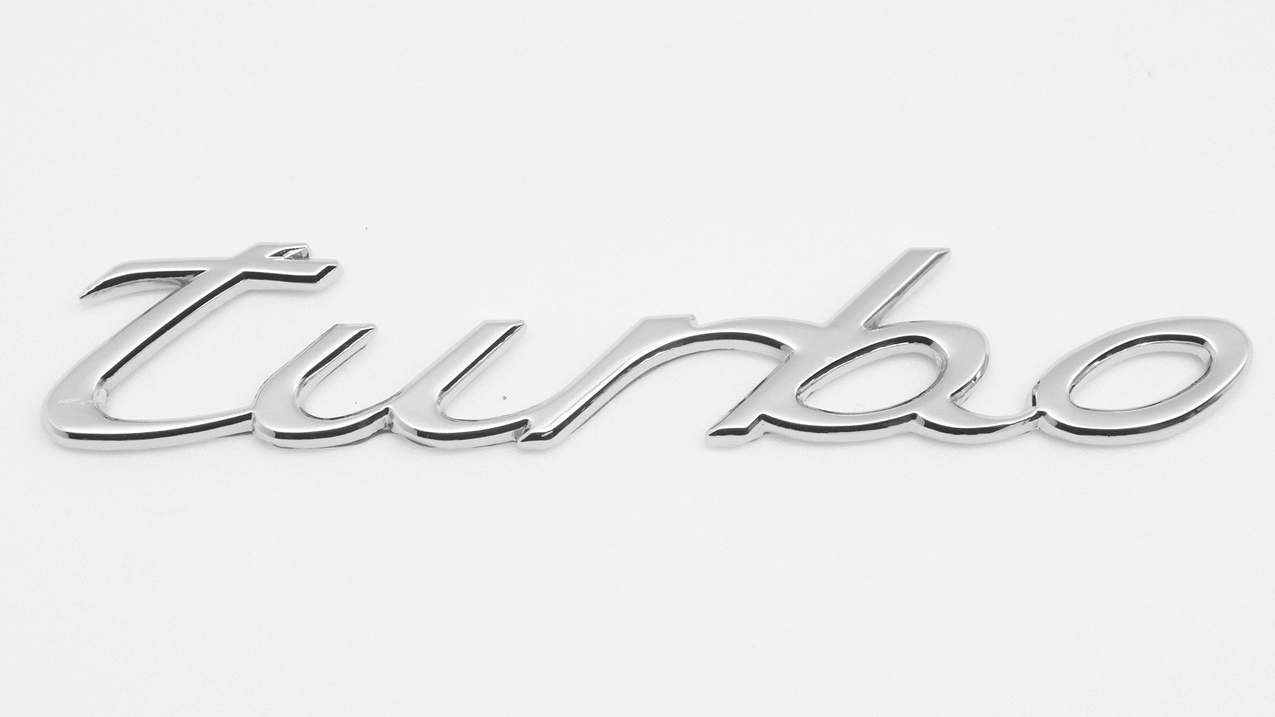 Turbo Rear Metal Chrome Badge Emblem Fit PORSCHE 993 996 997 991 Cayen ...