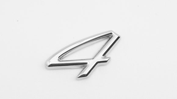 4 Metal Rear Chrome Badge Emblem Fit For PORSCHE 993 996 997 Targa Panamera