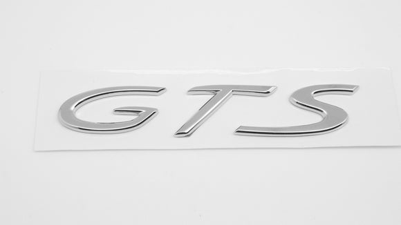 GTS Rear Metal Chrome Badge Emblem Fit For PORSCHE Carerra Cayman Cayenne