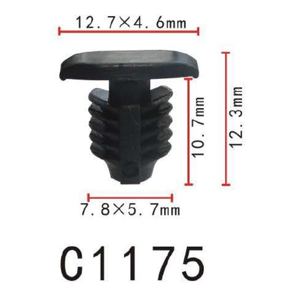 20x Fit Hyundai 86438-4A100 Nylon Hood Seal Rivet Retainer Fastener Clip Kia