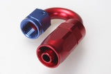 Alloy AN Swivel Reusable Hose End Fitting Adapter, Blue/Red, Multiple Angle & Size
