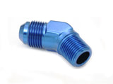 Alloy AN Male to NPT Male, Blue, Multiple Angle & Size