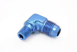 Alloy AN Male to NPT Male, Blue, Multiple Angle & Size