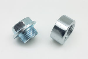 Steel O2 Sensor Weld Bung, with M18 x 1.5 Nut, OD=26mm (1")
