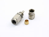Stainless Steel Brake Fitting Adapter, AN to AN, Multiple Angle & Size