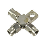 Stainless Steel Brake Fitting Adapter, AN to AN, Multiple Angle & Size