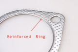 Exhaust Flange Gasket with Metal Ring for 64mm / 2.5" (2pcs per pack)