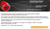 Silicone Radiator Coolant & Heater Hose / Induction Intake Kit for 2007-2011 Subaru Impreza WRX STi GRB GVB EJ20 EJ25