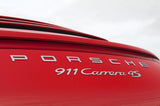 4 Metal Rear Chrome Badge Emblem Fit For PORSCHE 993 996 997 Targa Panamera